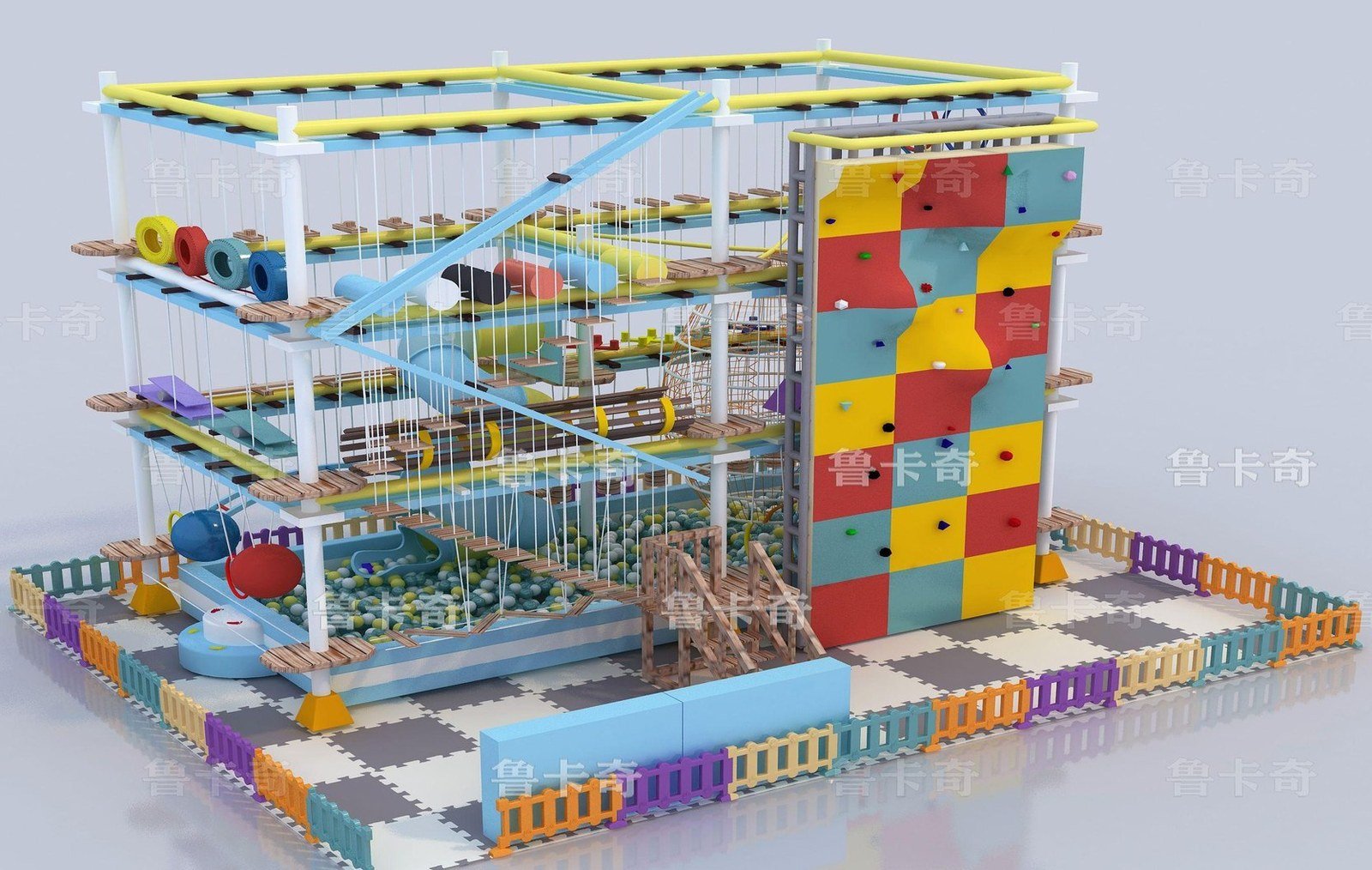 Adventure course production concept