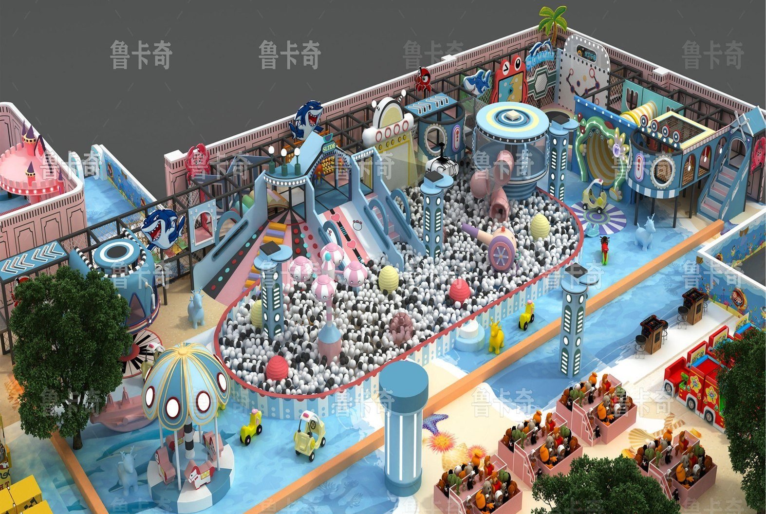 Premium mall play zone
